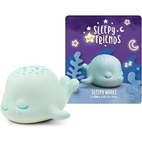 Tonies Sleepy Friends: Lullabies from The Ocean Audio Toy Figurine Featuring Sleepy Whale