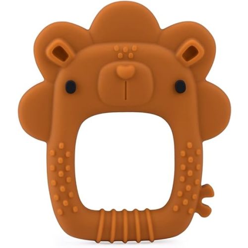 Loulou Lollipop Wild Silicone Baby Teether - Lion