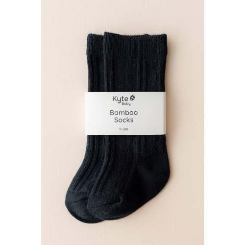 Baby and Toddler Knee High Socks in Midnight | Kyte Baby