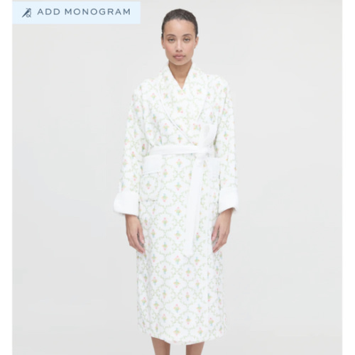 The Hotel Robe - Pastel Trellis