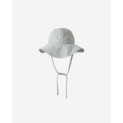 Floppy Sun Hat Green Gingham