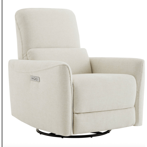 Chita Tracee Modern Power Swivel Glider Recliner - Milo Linen