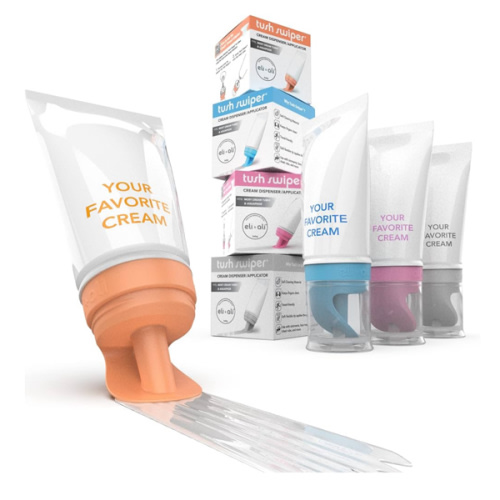 Eli & Ali Tush Swiper - Diaper Rash Cream & Butt Paste Applicator - Universal Fit for Most Diaper Creams | Mess-Free & Hygienic Alternative to Cream Spatula - Carry Less Baby Gear - Variety, 4 Pack