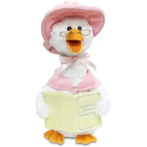 Cuddle Barn – Mother Goose Animated Stuffed Animal Reads Nursery Rhymes, 14”