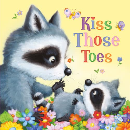 Kiss Those Toes – Interactive Bedtime Picture Board Book for Babies & Toddlers | Gentle Rhyming Story with Adorable Forest Animals Teaching Body Parts | Sweet Goodnight Book for Boys & Girls