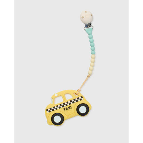 OneC™ Silicone Clip Teether Set - Yellow Taxi