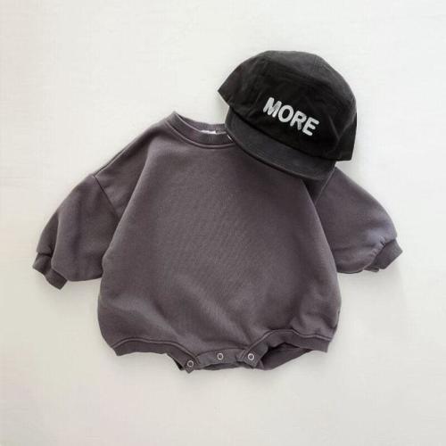 Baby Sweatshirt Romper – Teeny Mini Me