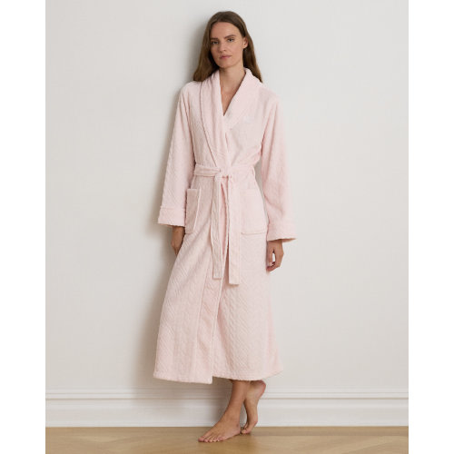 Aran-Clipped Shawl-Collar Long Robe for Women | Ralph Lauren