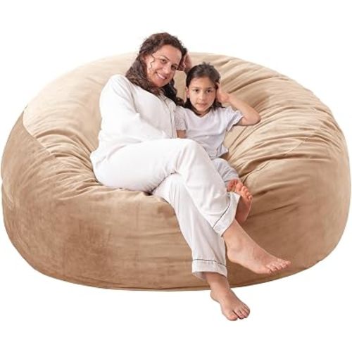3 ft Bean Bag Chair,Large Bean Bag Chairs for Adults,3 Foot,Camel