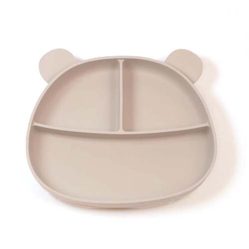 Assiette Ourson Taupe