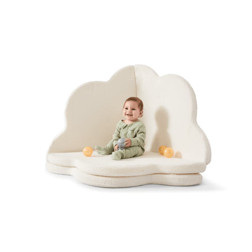 Corner Scallop Play Mat - Cream - One Size
