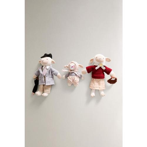 CHILDREN’S SHEEP FAMILY PLUSH TOY SET (SET OF 3)
