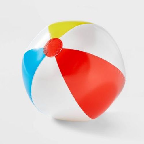 14" Classic Beach Ball - Sun Squad™: Pool Game Toy for 2+ Years