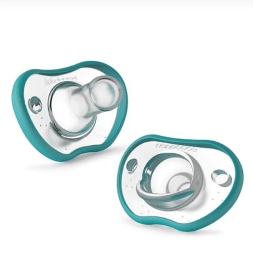 Nanobebe Flexy Pacifier 3m+ Teal 2pk – Baby Kingdom