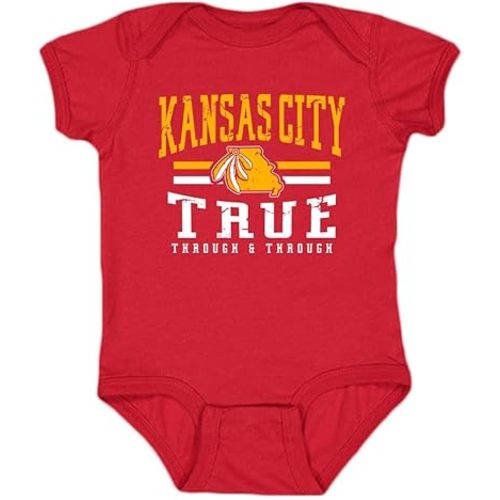 Team Vintage Style Kid's Bodysuit for Football Fans