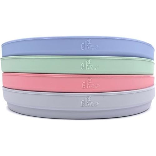 Elk and Friends Kids 6.7” Silicone Sleeves | Sleeves Only | Microwave & Dishwasher Safe | Non Slip