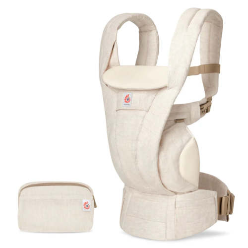 Ergobaby Omni Deluxe All-in-One Linen Baby Carrier Natural Linen – Baby Kingdom