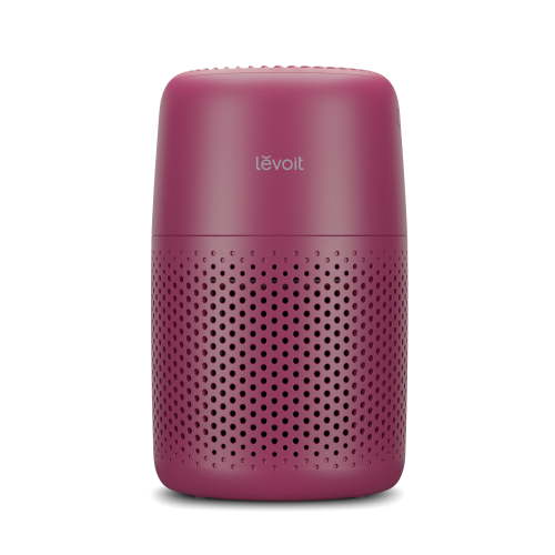 Levoit Core Mini with Night Light 255 Sq Ft 3-Stage Original Filter Air Purifier, Maroon