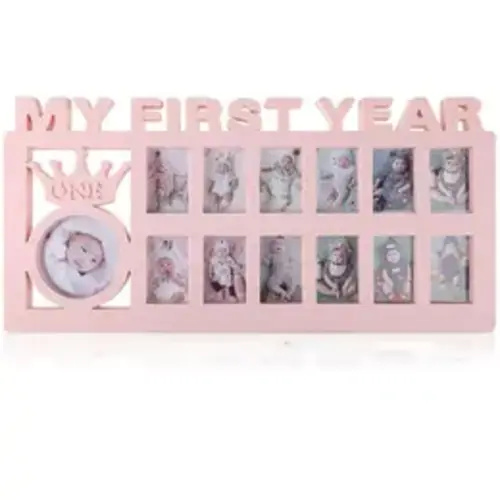 Baby Newborn Infant Photo Frame, 0-12 Months Growth Milestone Commemorative Photo Frame, First-Year Baby Souvenir, Kids Growing Memory Gift, Baby Shower - TikTok Shop