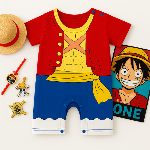 AMA™ Little Luffy Fullcover Kids Onesie