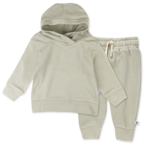 (0-3 M) 2-Piece Light Weight Hoodie & Sweatpant Set | Honest Baby Clothing