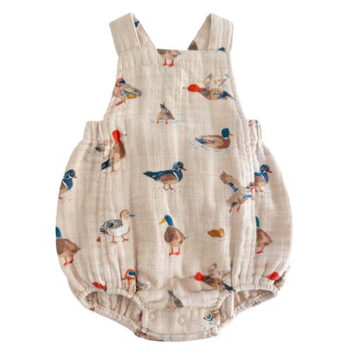 Ducks / Muslin Retro Sunsuit