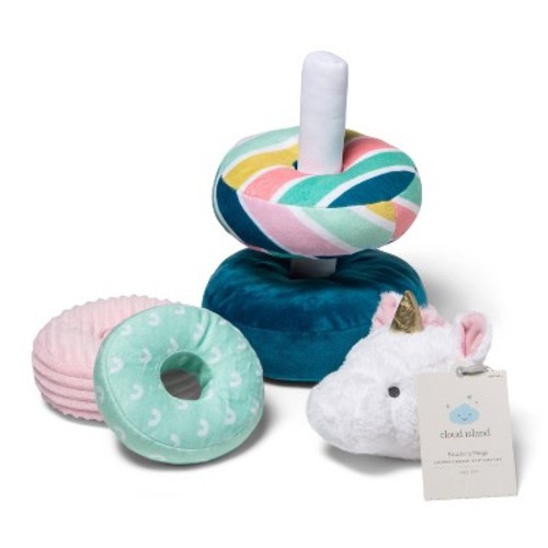 Unicorn Plush Stacking Rings - Cloud Island™