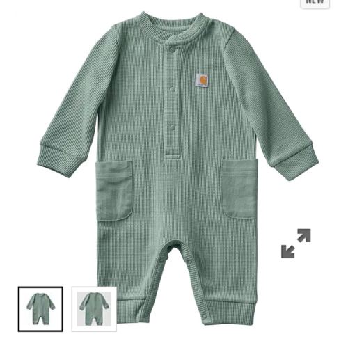Kids' Long Sleeve Thermal Henley Coverall (Baby) | Carhartt
