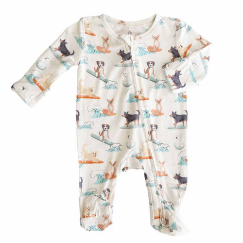 Paddle Pups Zipper Footie