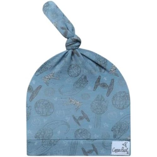 Copper Pearl, Baby Beanie Hat Top Knot Stretchy Soft Star Wars