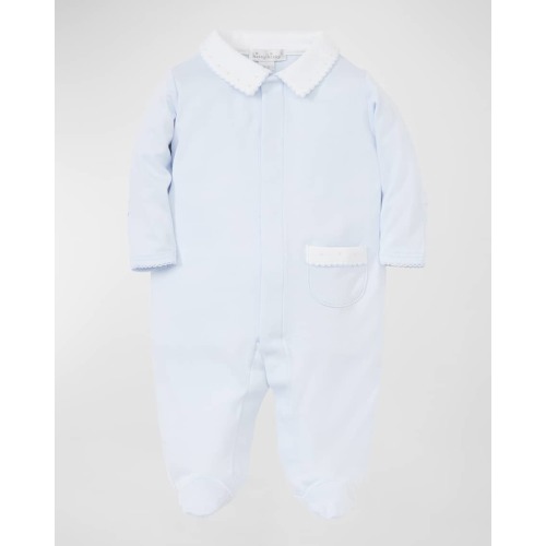 Kid's New Beginnings Collared Footie, Size Premie-9M
