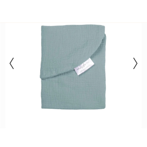 Lounger Curve Muslin Cover | Slate