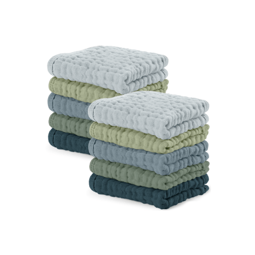 Muslin Washcloths - Pack of 10