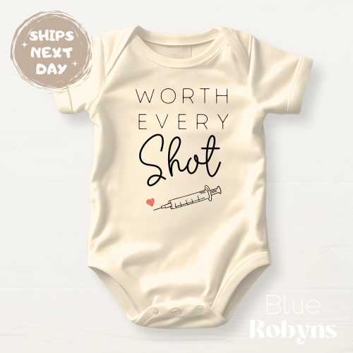 Worth Every Shot Cute Baby Bodysuit