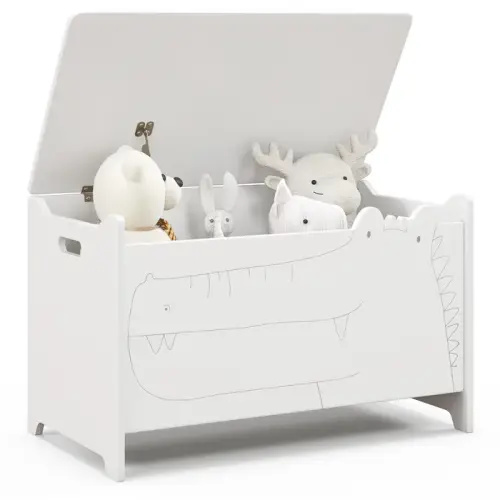 Baby Joy Kids Wooden Chest Cabinet for Toys and Clothes - White | Baby Bunting AU