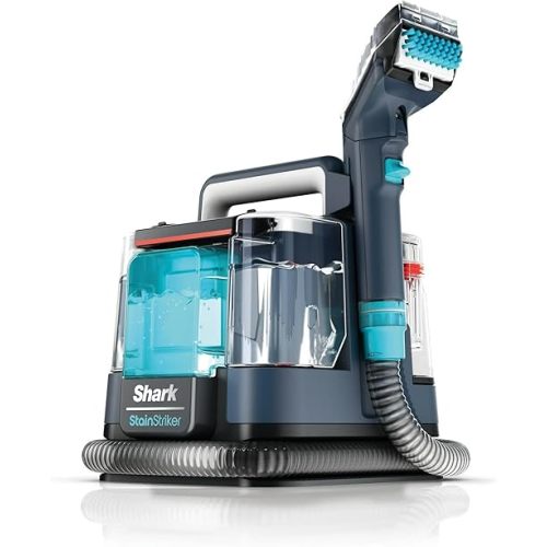Shark StainStriker PX200 Electric Upholstery Cleaner - Handheld, Stain & Odor Remover, Dual-Activated OXY Formula, Powerful Suction, 3-in-1 Tools for Carpet, Upholstery, Pet Stain (Renewed)