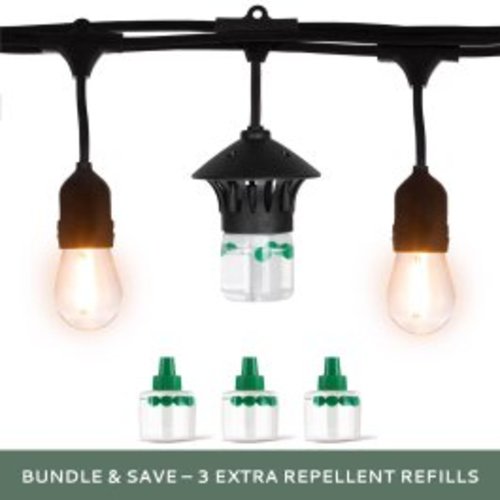 BiteFighter LED String Lights + Repellent Pod Refills Bundle