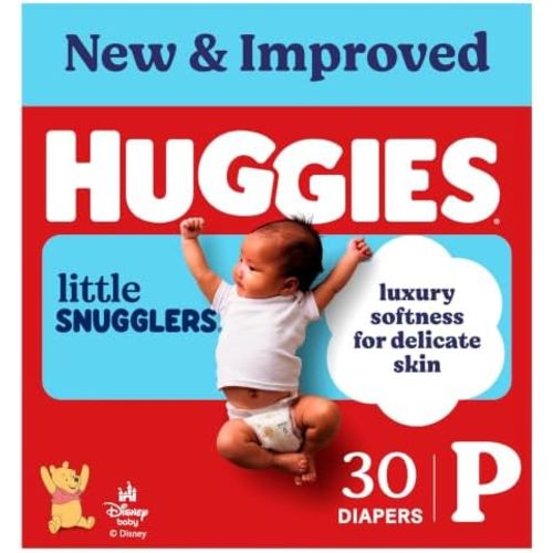 Huggies Little Snugglers Diapers Size Preemie, 30 Count