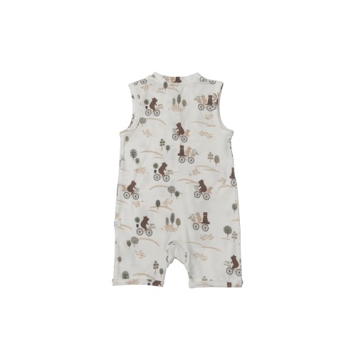 Short Romper - Bears on Bikes – LOULOU LOLLIPOP US