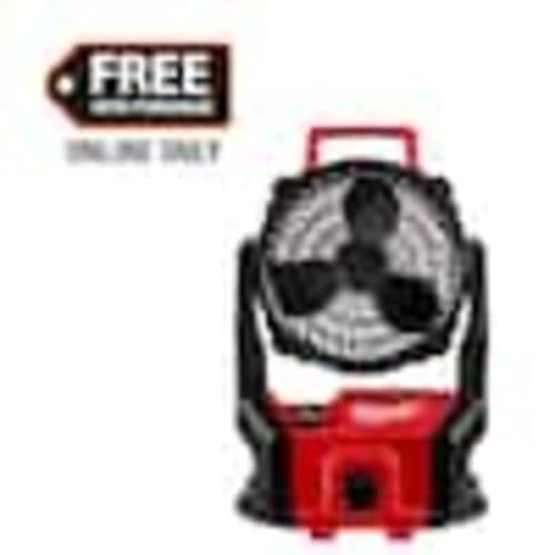 Milwaukee M18 18-Volt Lithium-Ion Brushless Cordless PACKOUT Jobsite Fan (Tool-Only) 0818-20