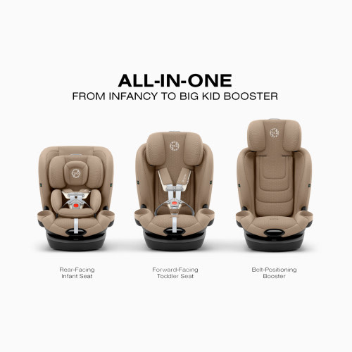 Callisto G 360 Rotating All-in-One Convertible Car Seat - Almond Beige