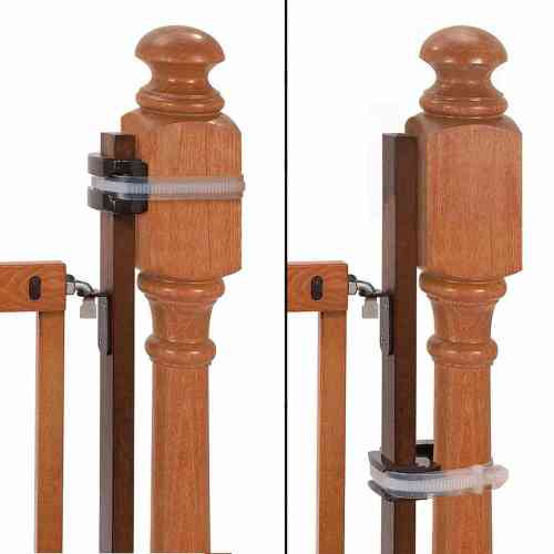 Banister to Banister Universal Baby Gate Mounting Kit for Round or Square Banisters