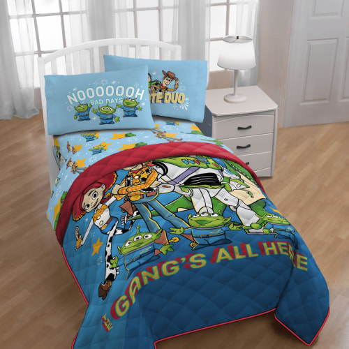 Toy Story Friends Are Everything 4 Piece Twin Size Quilt Set