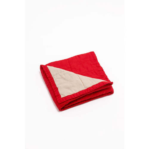 Cherry/Sparrow - Linen Quilted Blanket – WildBird