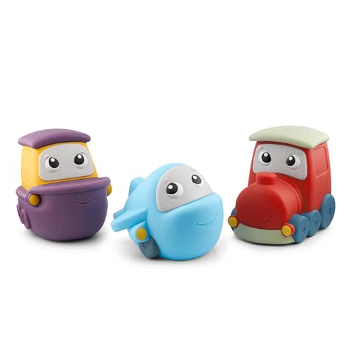 Tonies My First Travel Set - Airplane, Ship and Train Soft and Squeezable Audio Toy Figurines