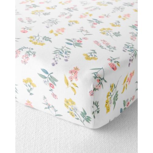 Baby Organic Cotton Standard Crib Sheet - Little Planet | Carter's