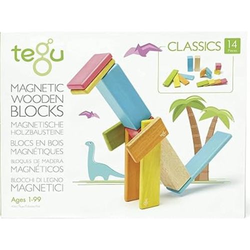 Tegu Wooden Tints Set, Assorted, 14 Pieces (TEG14PTNT306T)