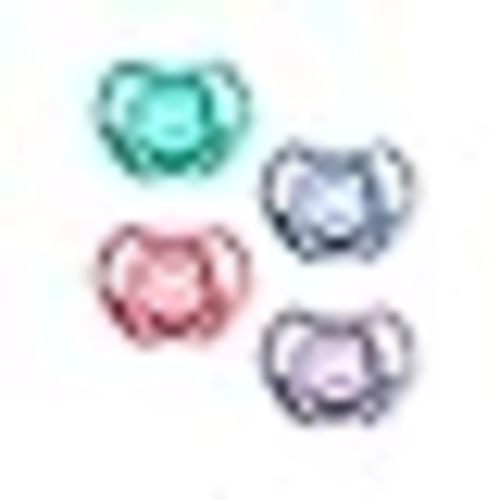 Amazon.com : Tommee Tippee Ultra-Light Silicone Pacifier, 18-36 Months, Symmetrical One-Piece Design, BPA-Free Silicone Binkies, Pink/Violet/Green, Pack of 4 : Baby