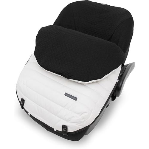 Little Unicorn Infant Car Seat Footmuff | Weather Resistant Bunting Bag | Universal Fit for Baby Car Seat & Travel System | Open Back Design | Non-Slip Backing | Easy Magnetic Closures | Machine Wash