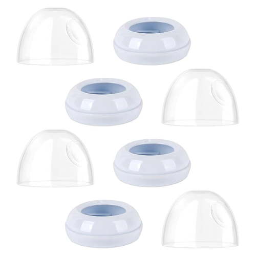 4Pcs Bottle Rings and Caps for Philips Avent Natural Bottles